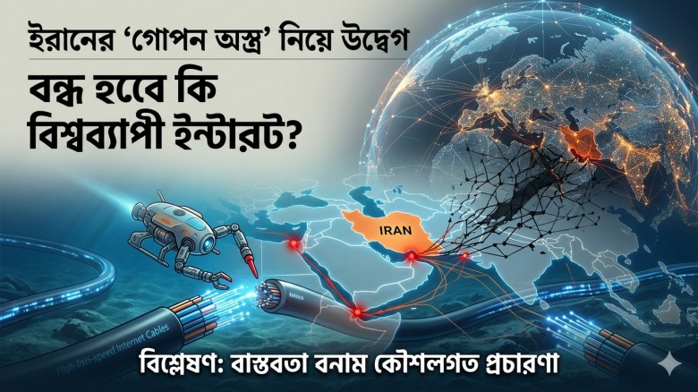 ইরানের ‘গোপন অস্ত্র’ ও বিশ্বব্যাপী ইন্টারনেট বন্ধের হুমকি: কতটা সত্য, কতটা আতঙ্ক