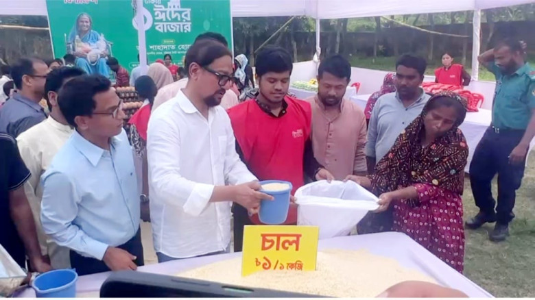 চট্টগ্রামে বিদ্যানন্দের ‘১ টাকায় কুরবানির বাজার’