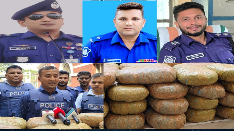 খাগডহরে পুলিশের চিরুনি অভিযান: ৮০ কেজি গাঁজা উদ্ধার, মাদকের বিরুদ্ধে কঠোর বার্তা