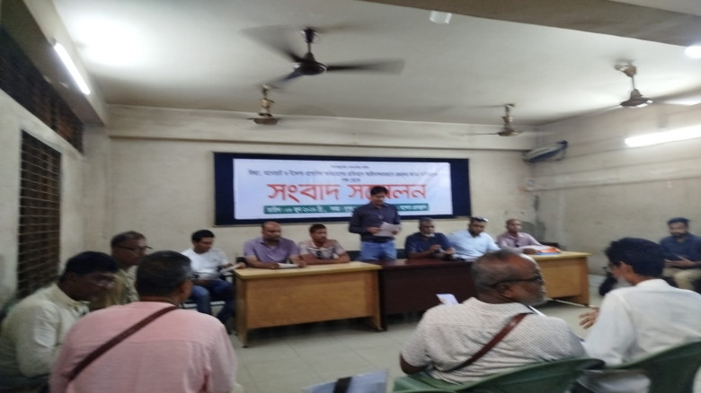 যশোর শহরে বিক্রিত জমি নিয়ে অপপ্রচার, হয়রানির প্রতিবাদে পাল্টা সংবাদ সম্মেলন