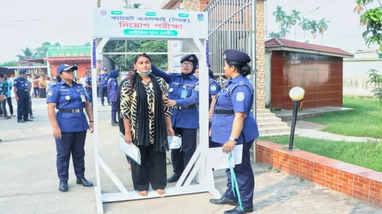 শেরপুরে ক্যাডেট এএসআই নিয়োগের প্রথম দিনের কার্যক্রম সম্পন্ন
