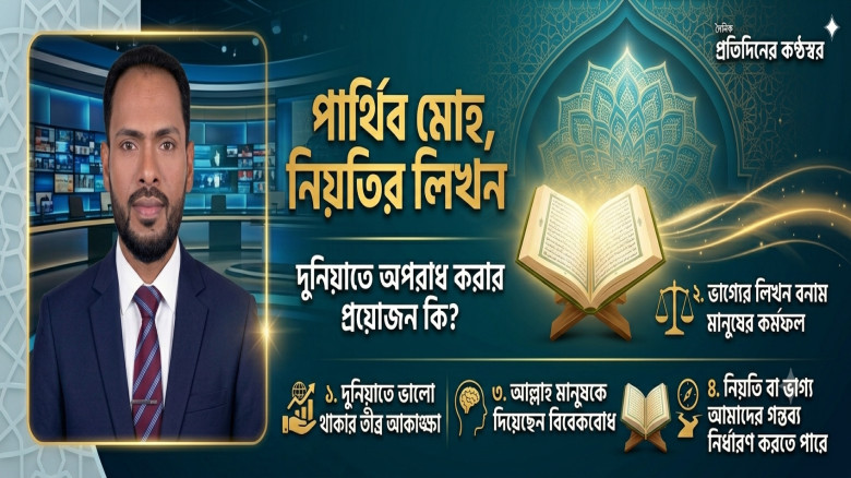 সম্পাদকীয় কলাম: পার্থিব মোহ, নিয়তির লিখন ও মানুষের দায়বদ্ধতা