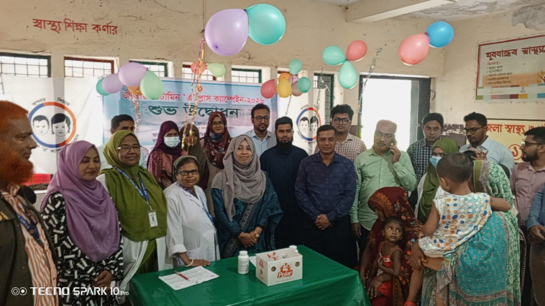 ঝিকরগাছায় জাতীয় ভিটামিন এ প্লাস ক্যাম্পেইন এর উদ্বোধন করলেন ইউএনও সাফফাত আরা সাঈদ