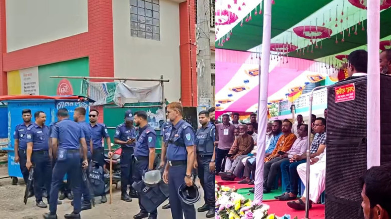 ১৪৪ ধারা নিষেধাজ্ঞা উপেক্ষা করে দিরাইয়ে বিএনপির একাংশের সমাবেশ